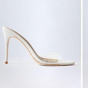 BNWT Oh Polly Clear Heel white